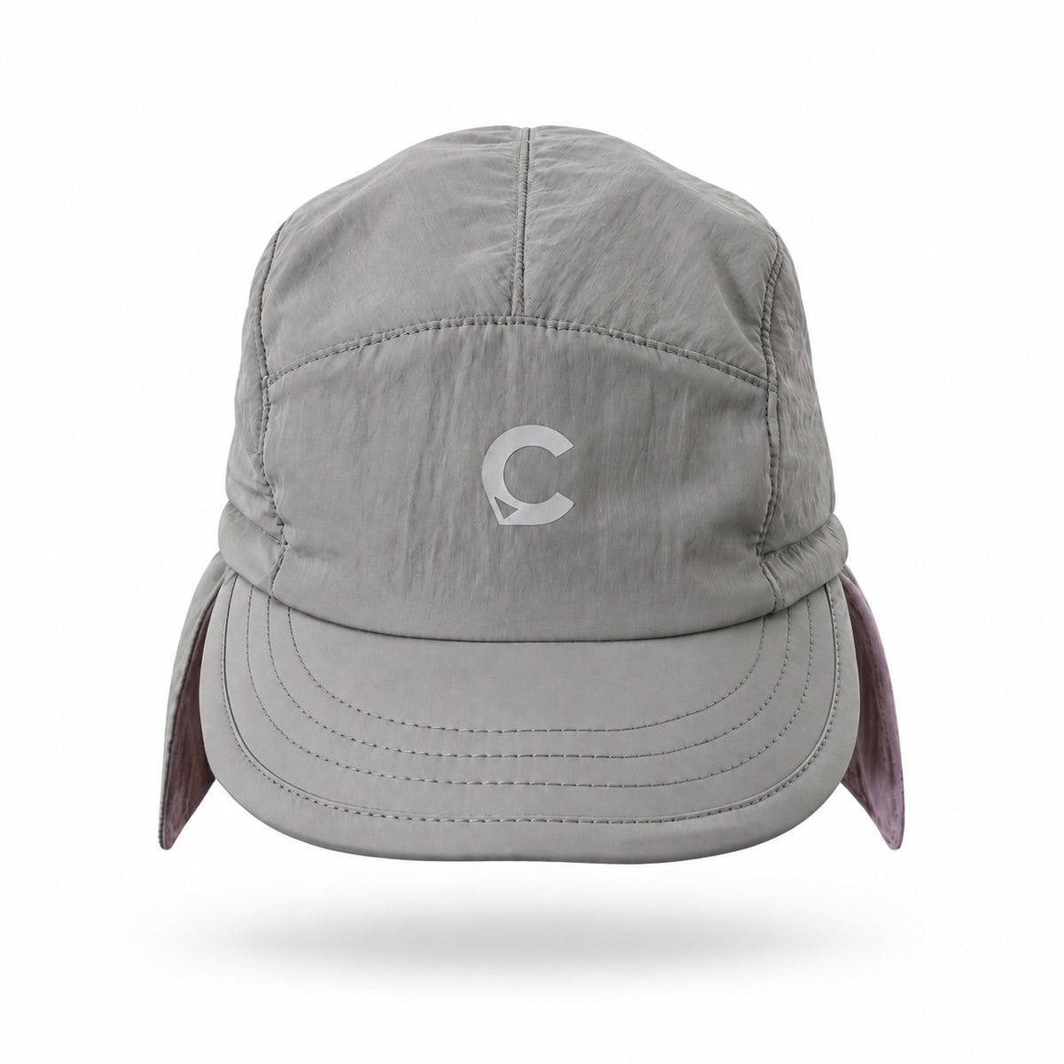 Capstify Sunshield (Fog) 5 Panel Cap - Stone Grey