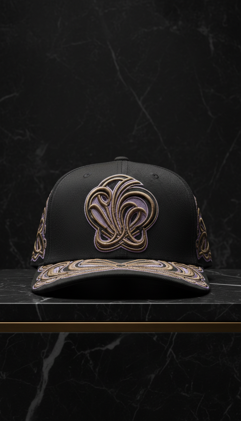 Bronze Art Collaboration Snapback Cap
