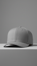 Concrete Grey Fitted Cap