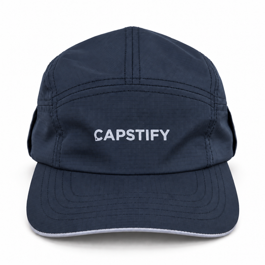 Capstify AeroRun (Squall) 7 Panel Cap - Midnight Navy