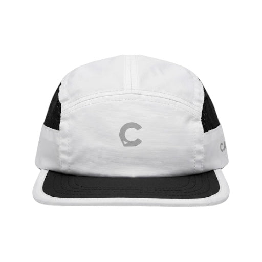 Capstify AeroRun (Gust) 5-Panel Cap — Arctic White