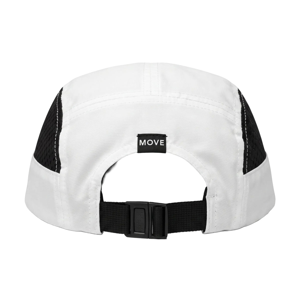 Capstify AeroRun (Gust) 5-Panel Cap — Arctic White