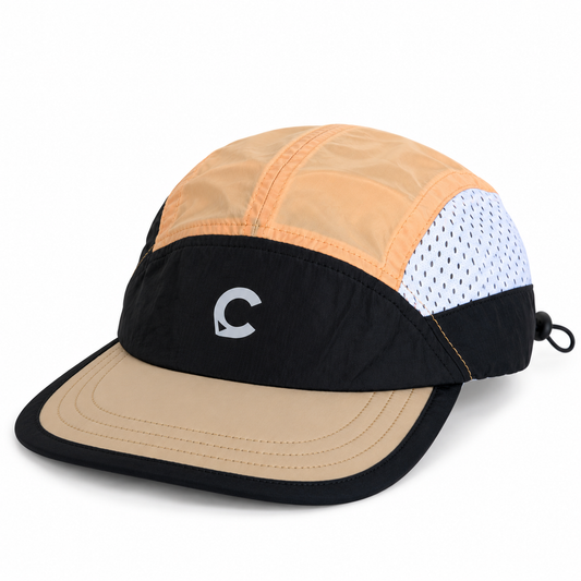 Capstify AeroRun (Breeze) 7 Panel Cap - Peach Sorbet