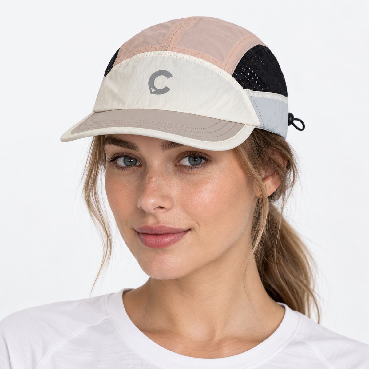 Capstify AeroRun (Breeze) 7 Panel Cap - Blush Clay