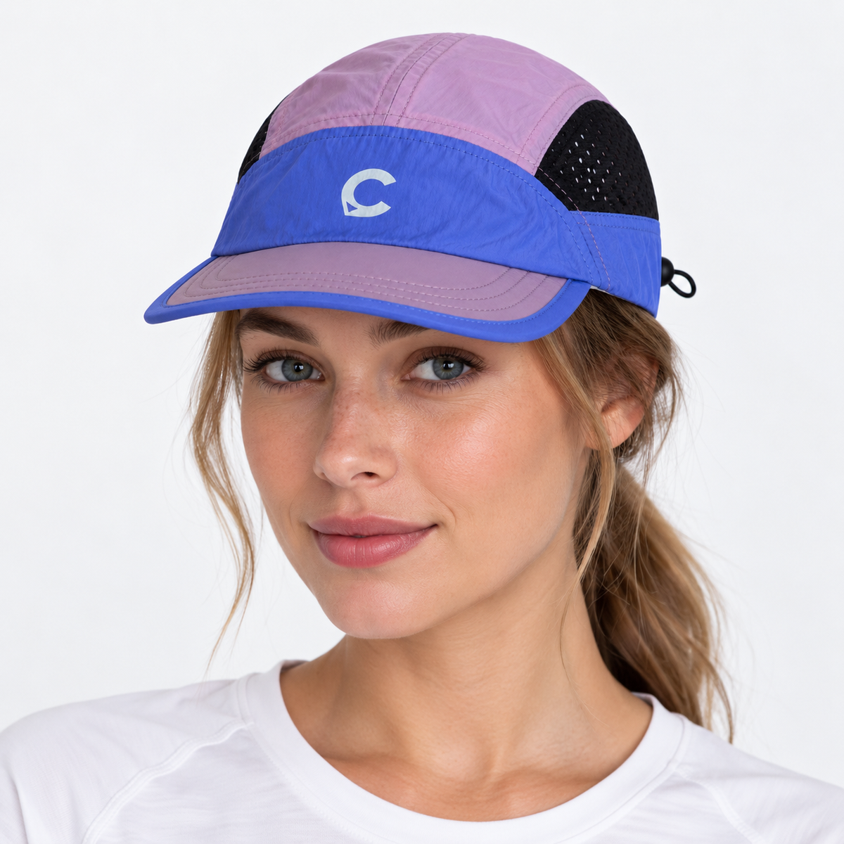Capstify AeroRun (Breeze) 7 Panel Cap - Periwinkle Mauve