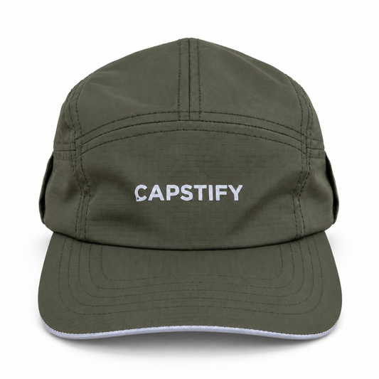 Capstify AeroRun (Squall) 7 Panel Cap - Moss Olive