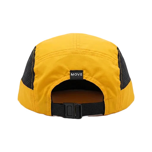 Capstify AeroRun (Gust) 5-Panel Cap — Amber Gold