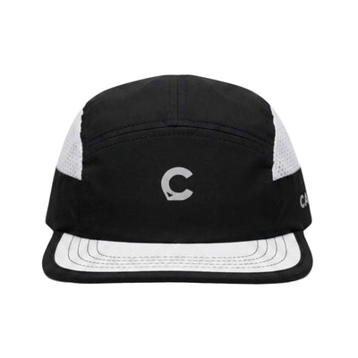Capstify AeroRun (Gust) 5-Panel Cap — Jet Black