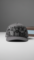 Charcoal 3D Embroidery Snapback